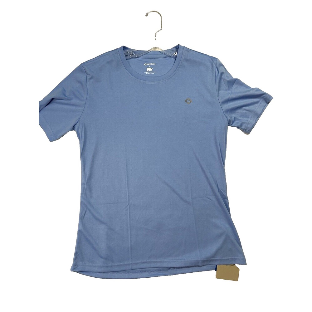Naviskin Women's Large Blue Polyester Short Sleeve T-Shirt NEW (D5)